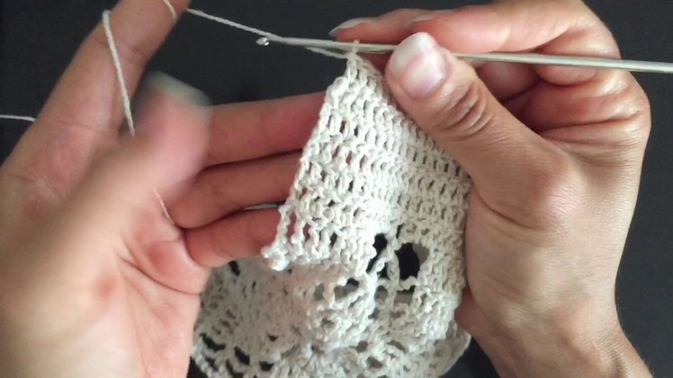 How to Crochet a Nice Even Edge on Rows of Double Crochet DC | Handmade by GemFOX Fiber