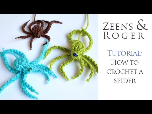 How to Crochet a Spider!!