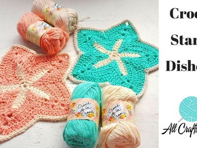 How to crochet a Starfish discloth