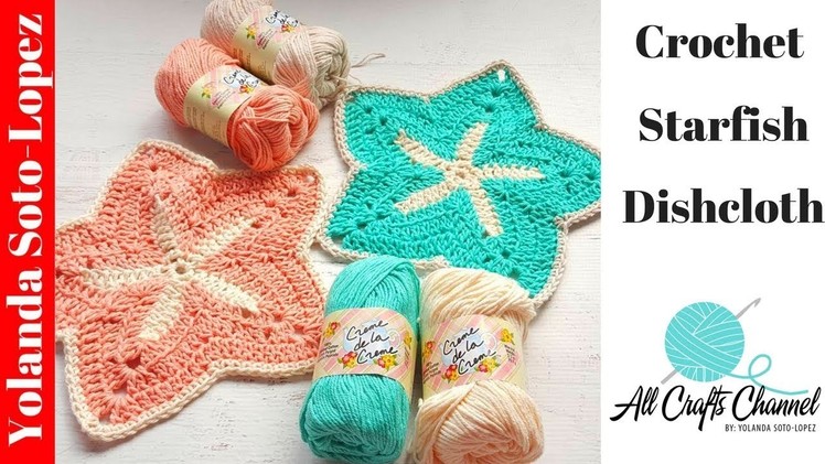 How to crochet a Starfish discloth