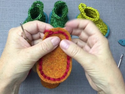 How to crochet Joe's Toes Bruna Baby Boot - part 1