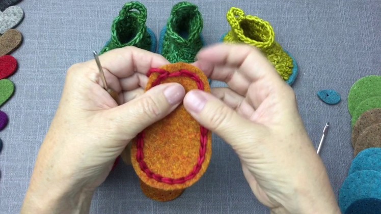 How to crochet Joe's Toes Bruna Baby Boot - part 1