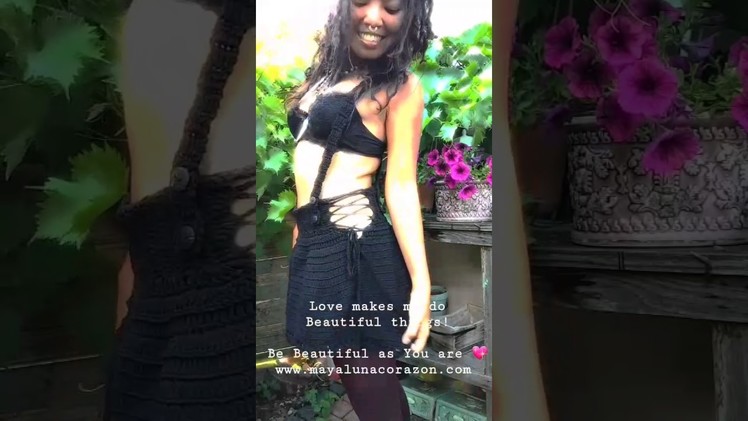 How to Crochet mini skirt (teaser)