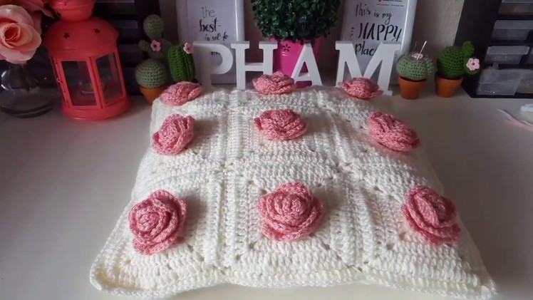 How to crochet rose flower