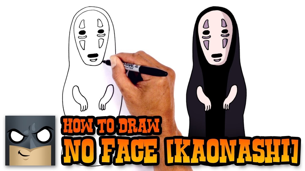 How To Draw No Face Kaonashi Spirited Away