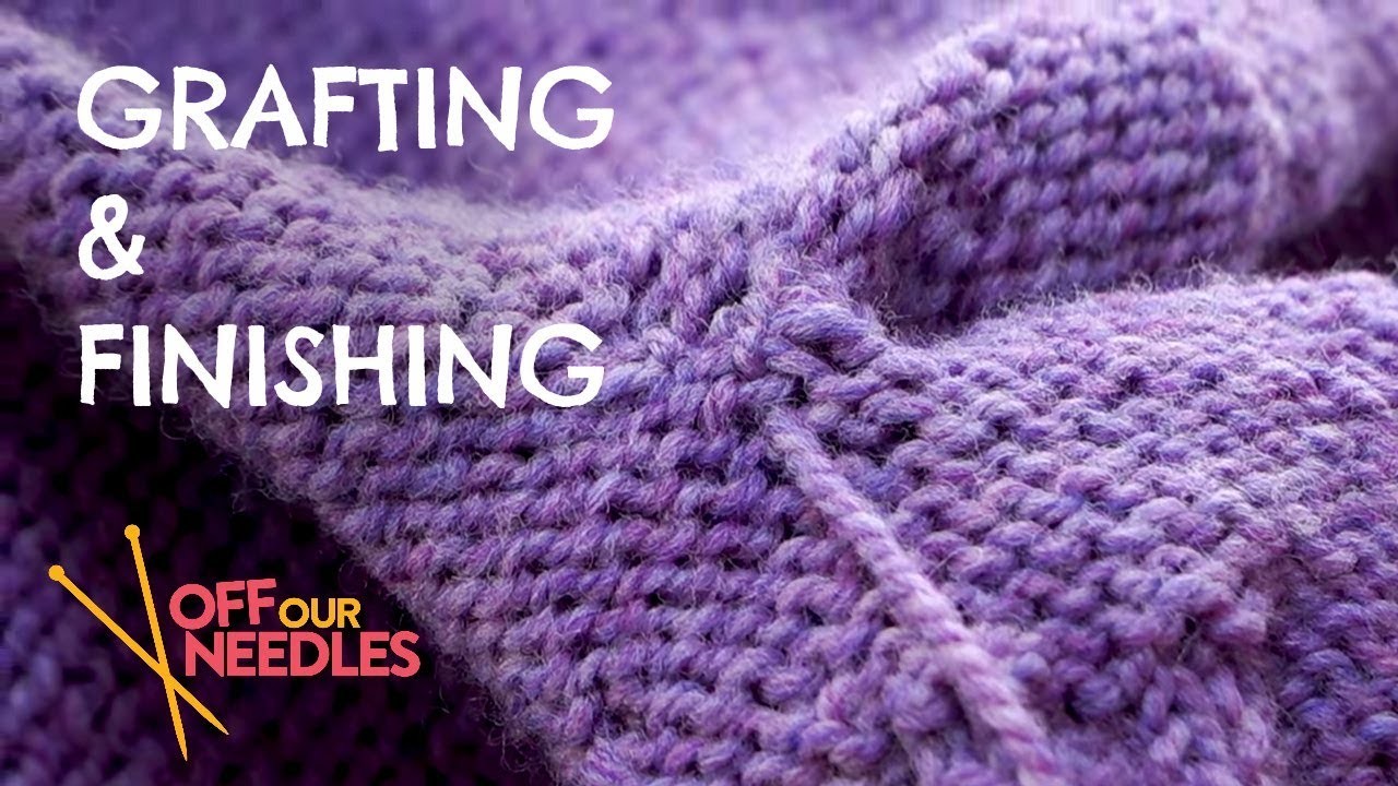 How to graft armholes & weave in ends | STEP 5 FINISHING the Zadie Sweater Knit-Along
