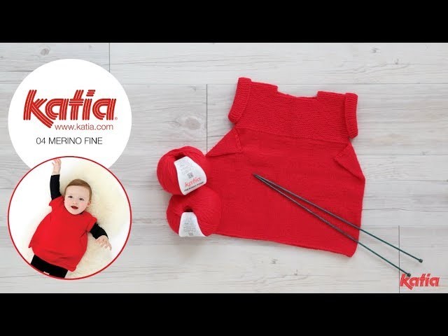 How to Knit a One Piece Baby Dress