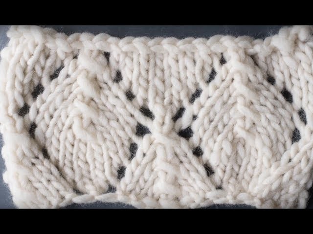 How to Knit Super Fast Lace