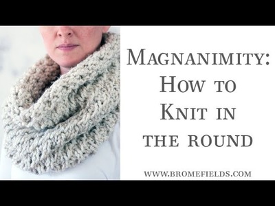 How to Knit the Magnanimity Knit Stitch in the Round