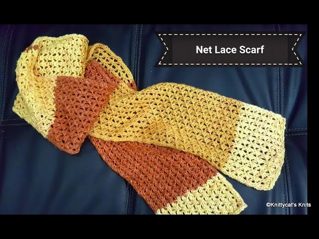 How to knit the net lace stitch: a Knittycat's Knits tutorial