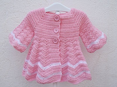How to make a girl's crochet coat very easy