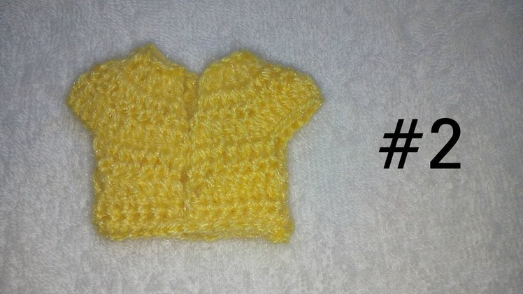 How to make crochet choli for 7 and 8 no. Kanha Ji #2