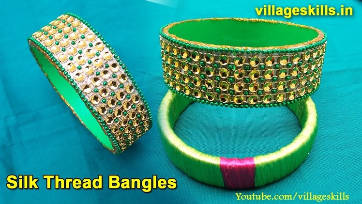How to make designer bangles from Best out of waste l easy way to make bangles at home l simple DIY