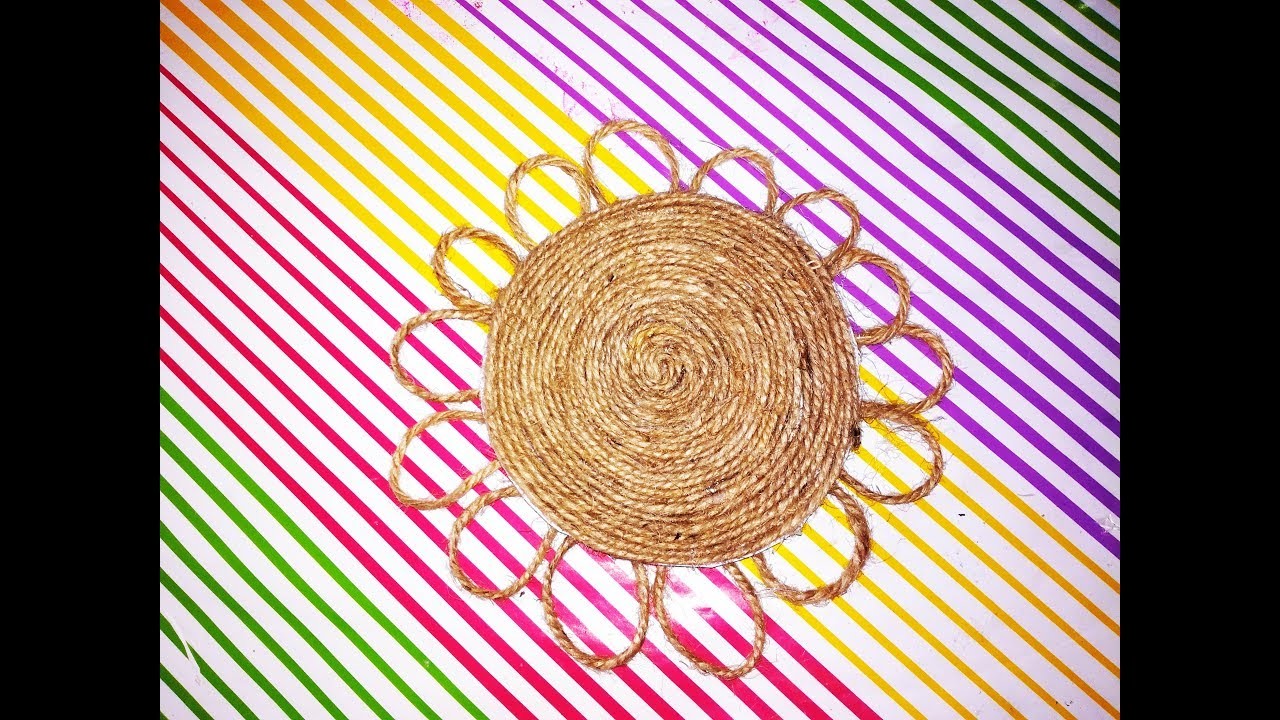 How To Make Free Handmade Dining Table Mate Using Jute