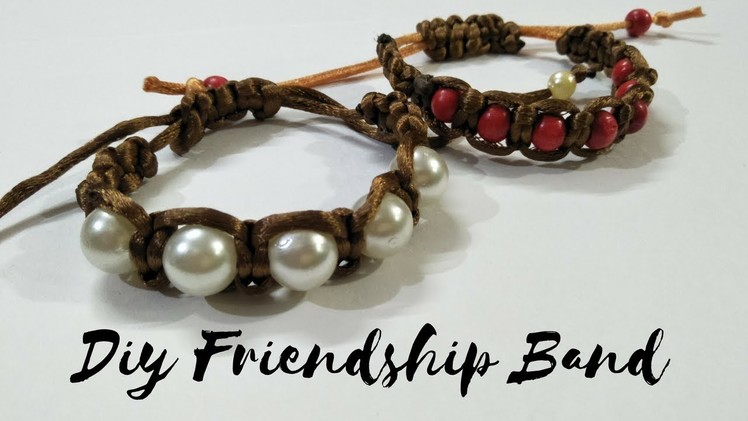 How to make friendship band\how to make rakhi \hand made breclets\diy breclets