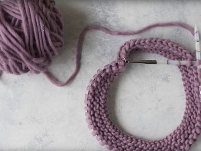 How to Make: Garter Stitch in the Round Knitting Tutorial