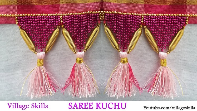 How to make saree kuchu ,tassels easily at home, saree kuchu jewellery model,saree kuchu design # 31