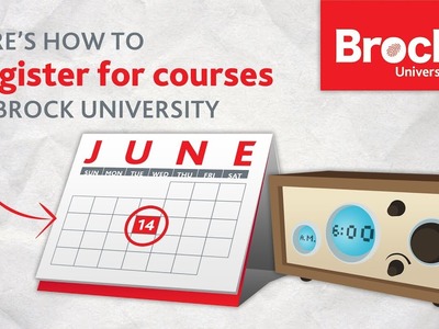 How to register for courses at Brock University