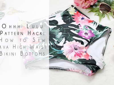 How to Sew Ava High Waist Bikini Bottoms
