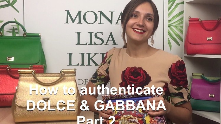 How to spot FAKE vs AUTHENTIC Dolce & Gabbana Miss Sicily Bag Handbag Purse Monalisalikes - part 2