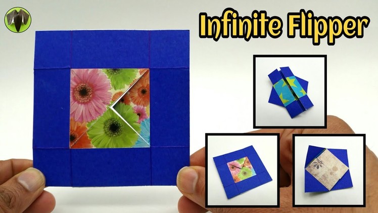 Infinite Flipper | Never Ending Card from one Paper Sheet - DIY | Handmade | Tutorial - 777