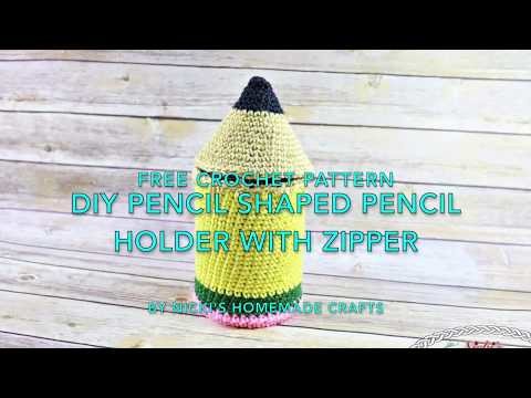 Intro video for the DIYPencil Shaped Pencil Holder - Free Crochet Pattern
