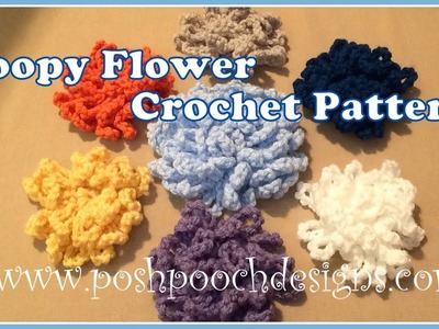 Loppy Flower Crochet Pattern