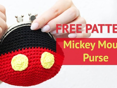 MICKEY MOUSE PURSE - FREE CROCHET PATTERN