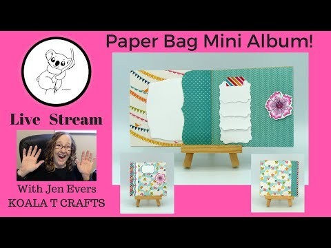 Paper Bag Mini Album TUTORIAL How to  EASY diy mini album Super fun gift-able idea! Lunch bag size)