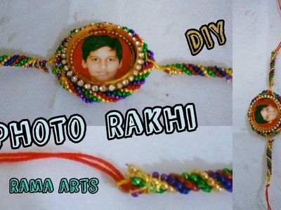 Photo Rakhi - Easy method | how to make this Rakhi