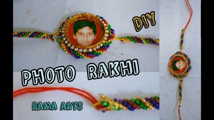 Photo Rakhi - Easy method | how to make this Rakhi