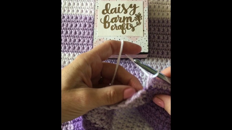Purple Gingham Crochet