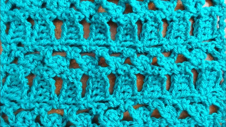 Sideways Links Crochet Stitch - Right Handed Crochet Tutorial