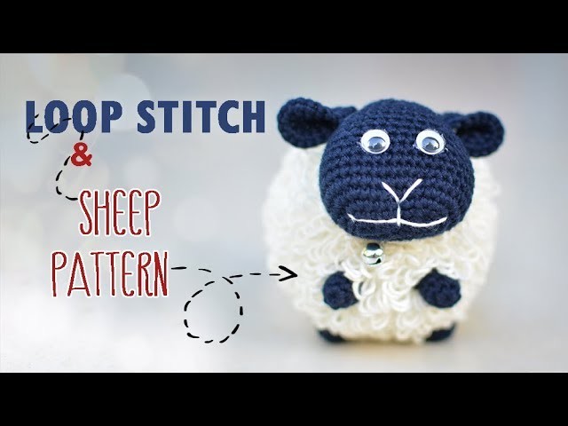[Snailboo] How to crochet the LOOP STITCH | Crochet ball with loop stitch & Crochet Sheep pattern |