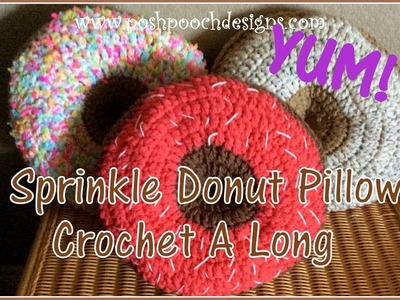 Sprinkle Donut Pillow Crochet A Long - The Supplies