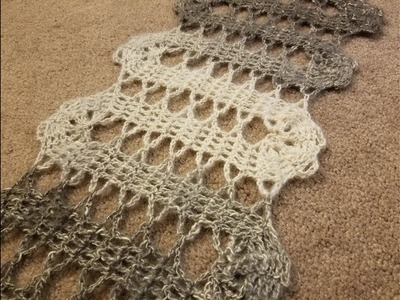 The Bruges Lace Scarf Crochet Tutorial!