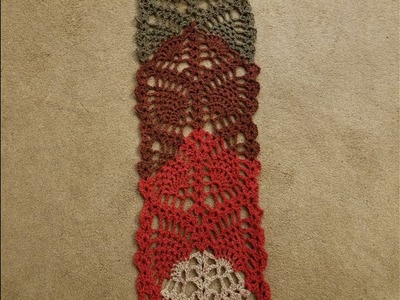 The Pineapple Lace Scarf Crochet Tutorial! (part 1)
