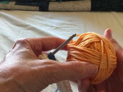 Tunisian Crochet: Afghan Sampler Changing Color (Left hand)