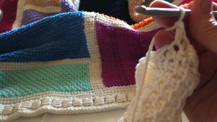 Tunisian Crochet: Afghan Sampler Edging