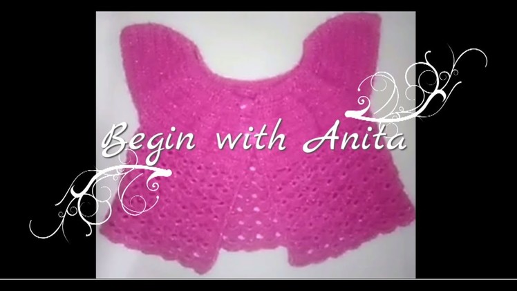 Tutorial 9- how to crochet a  Shrug. Jacket.Coat. Top. HIndi.Beginners.DIY