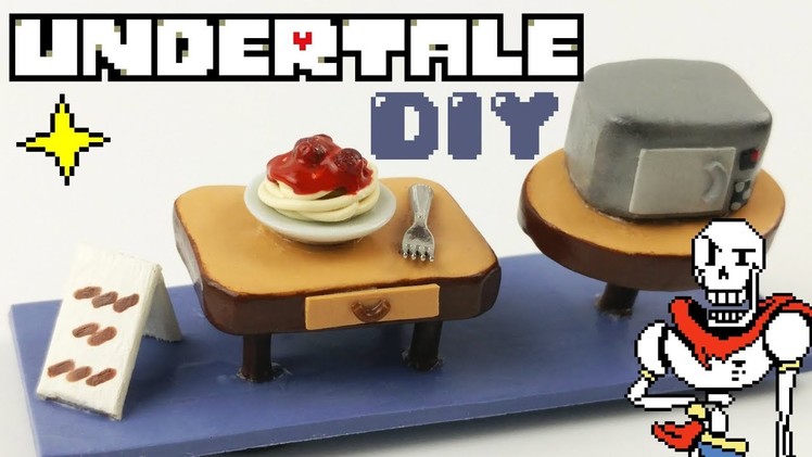 ????UNDERTALE Polymer Clay Tutorial: Papyrus’ Spaghetti-Back to School DIY Magnets
