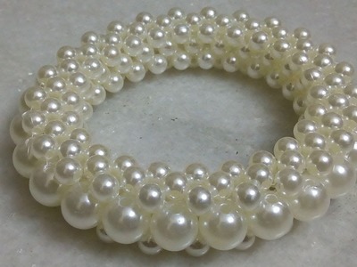 #2 How to make Pearl Beaded Bracelet or Bangle || Diy || Jewellery Making