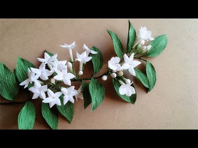 ABC TV | How To Make Stephanotis Floribunda Paper Flower From Crepe Paper - Craft Tutorial