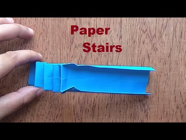 Amazing Paper Stairs Making at Home | How to make paper stairs