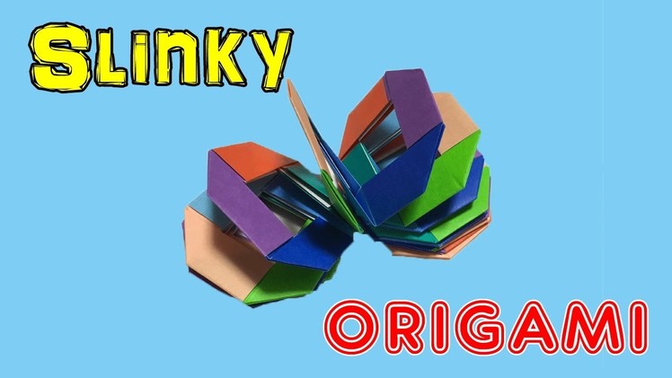 Amazing Toy How to Make Paper Slinky - Origami Tutorial【OEnS】