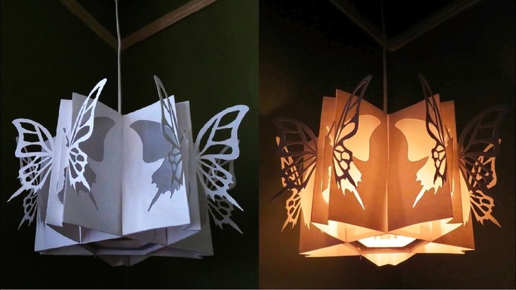 Butterfly lamp - learn how to make a butterfly lantern - EzyCraft