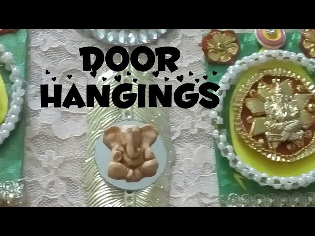 D.i.y how to make soan.door hangings for home decor on diwali decorations 2017