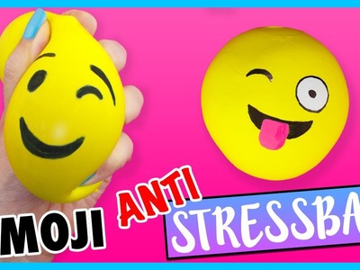 DIY EMOJI STRESS BALL ???? How to make FUN Stress Ball for BACK 2 SCHOOL!