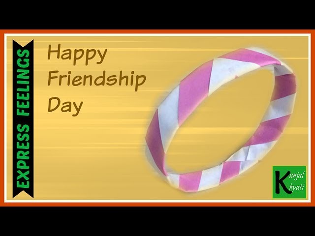 DIY  friendship belt.How to make friendship bracelet Band in just 5 mins.Friendship Day Special-2017