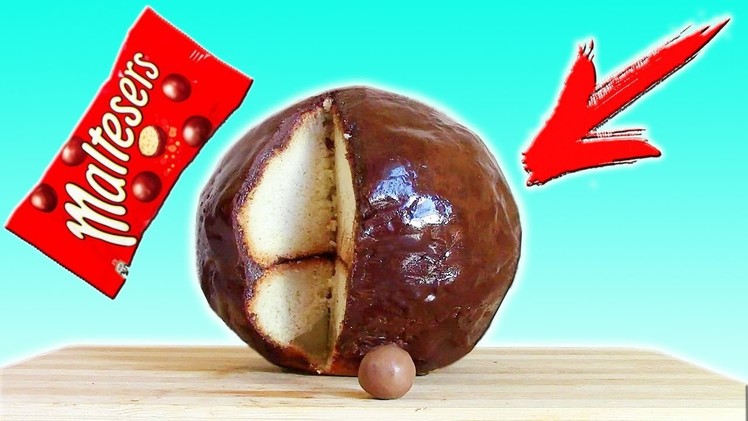 DIY - Giant Chocolate Bowl Maltesers. How to make it at home?